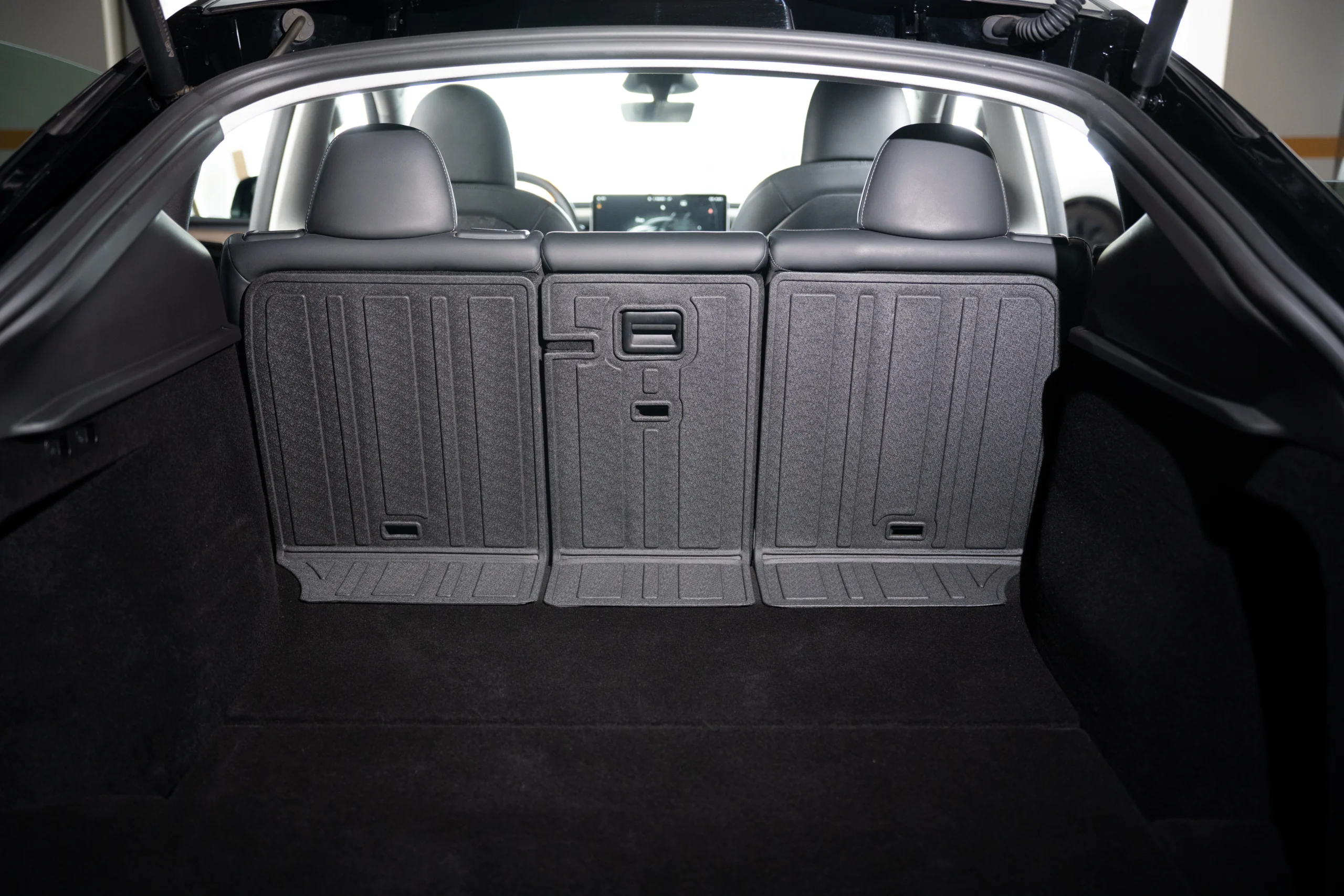 Alternative view of Model Y Rear Seat Back Protector Set