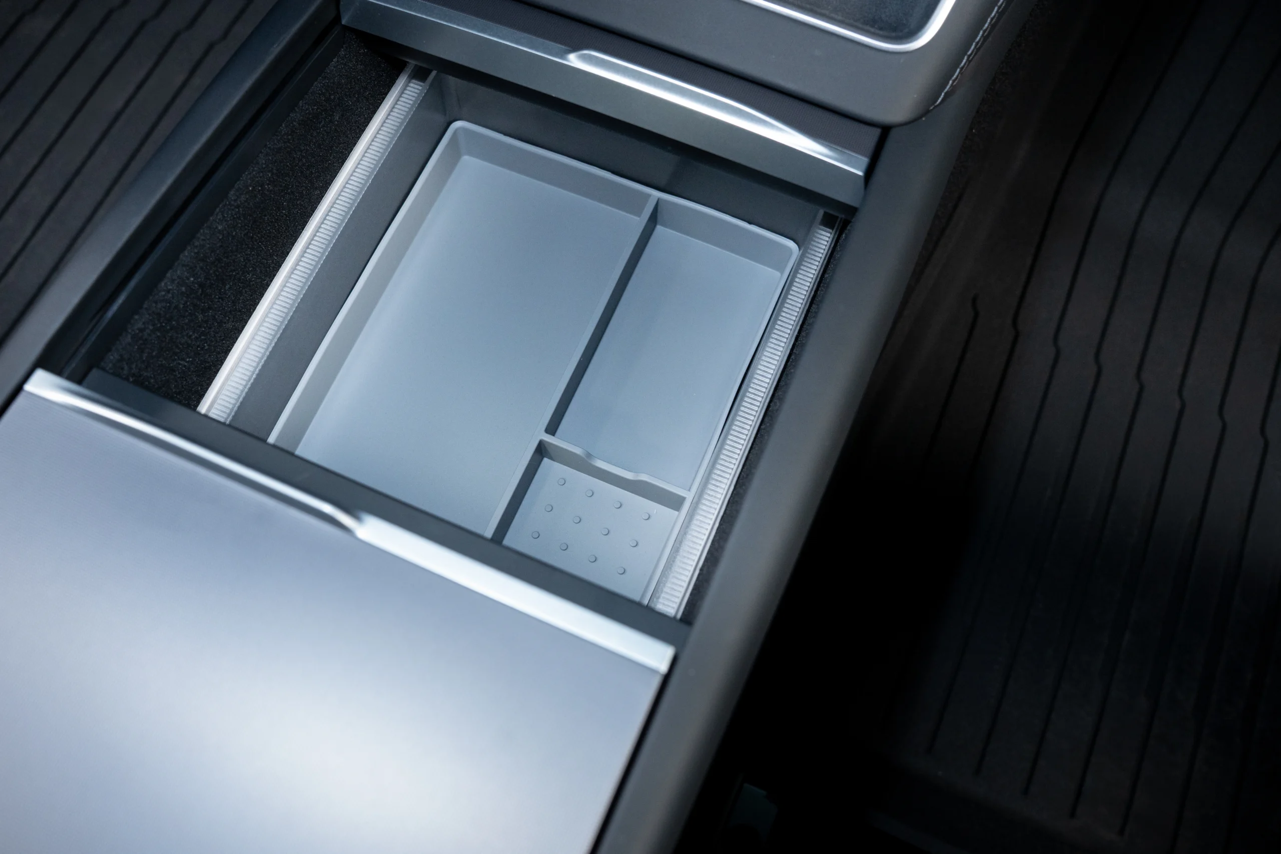 Alternative view of Premium Center Console Organizer for Tesla Model Y 2025+ Juniper