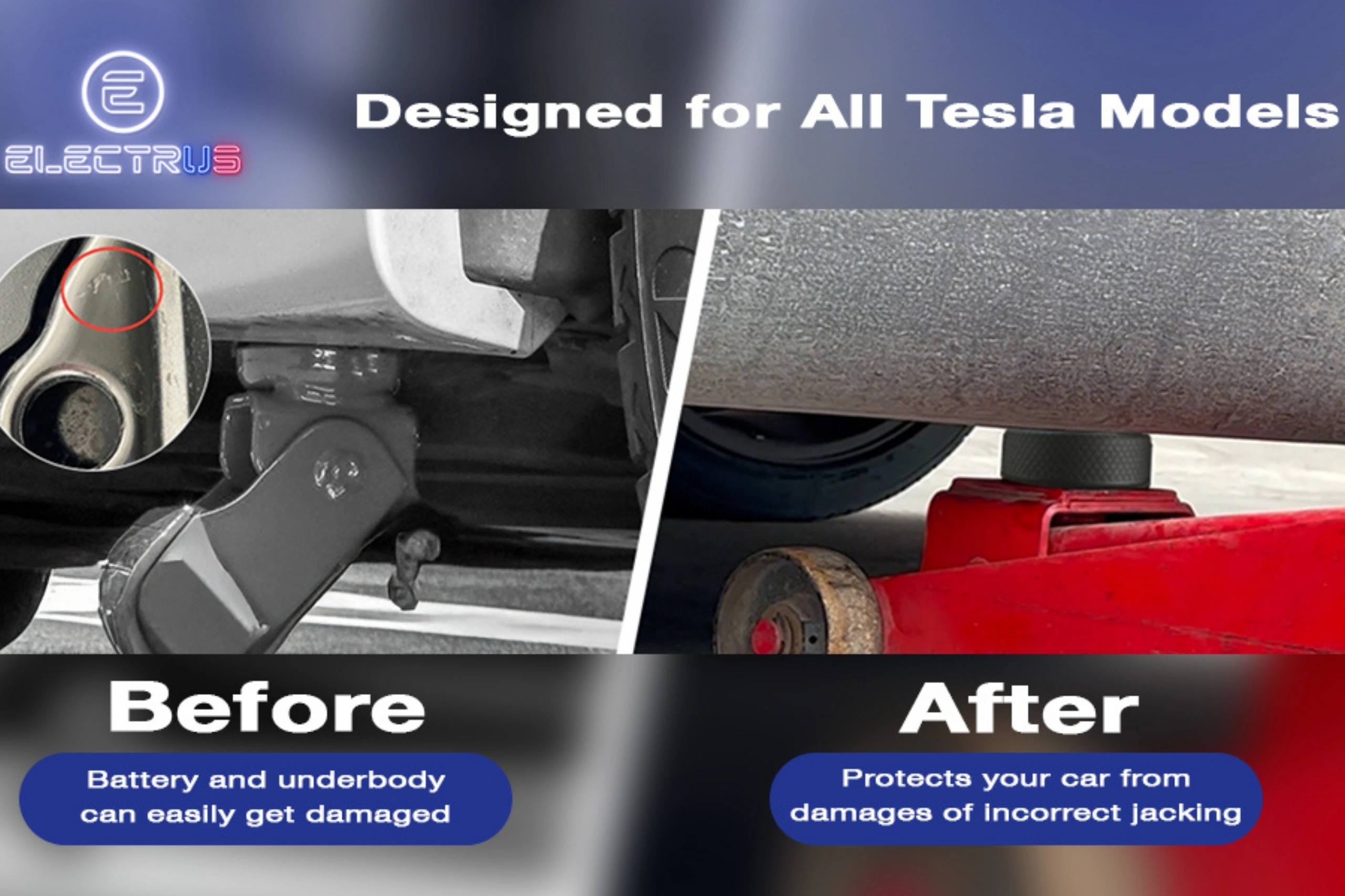 Alternative view of Model S X 3 Y Jack Pad Set