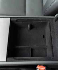 Alternative view of Model Y 2025+ Juniper Armrest Organizer