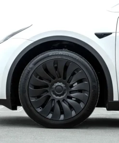 Alternative view of Model Y 19”Uberturbine Style Wheel Cover