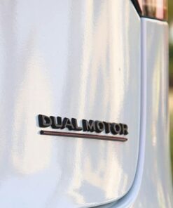 Alternative view of Model S X 3 Y Dual Engine Trunk Emblem